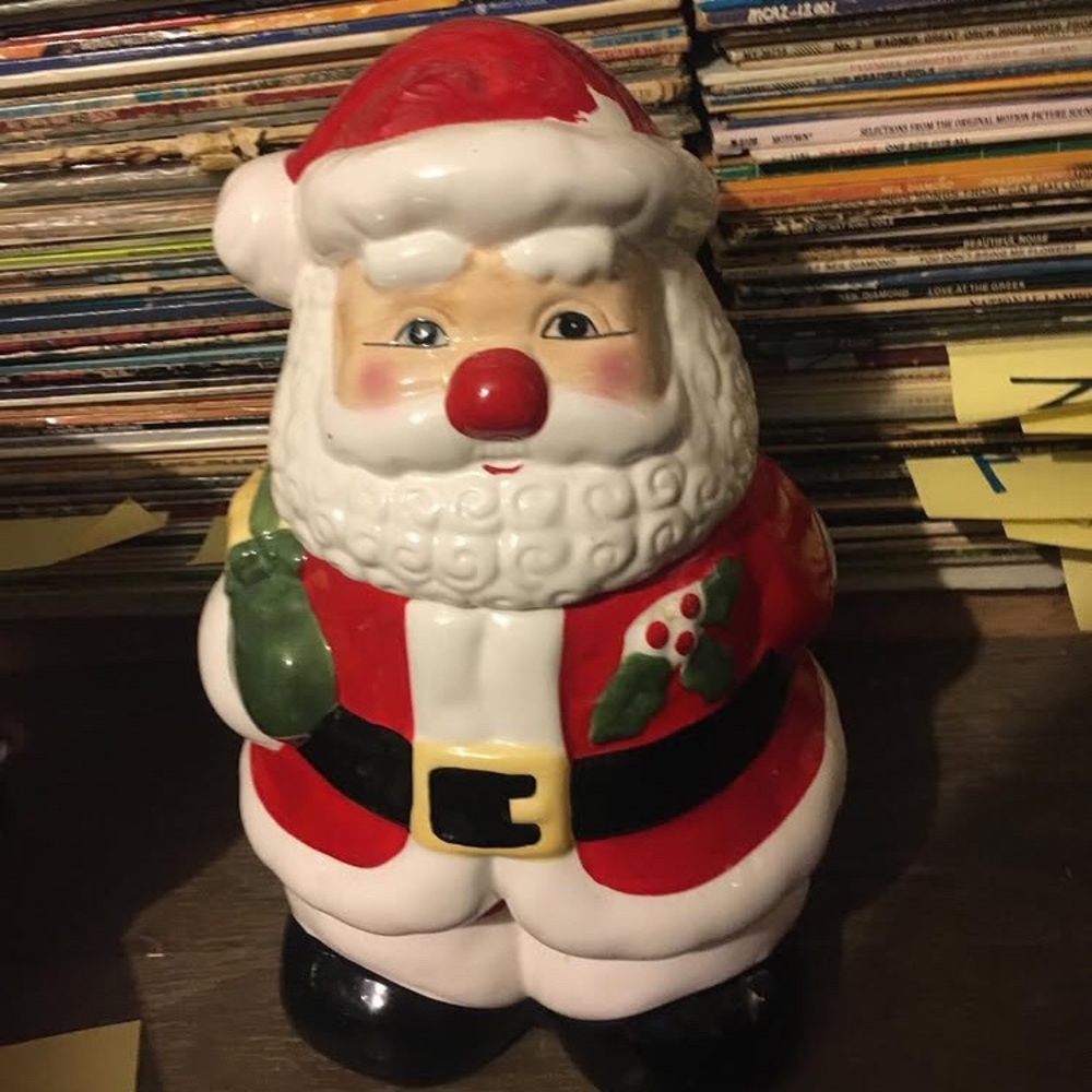1990 Santa cookie jar